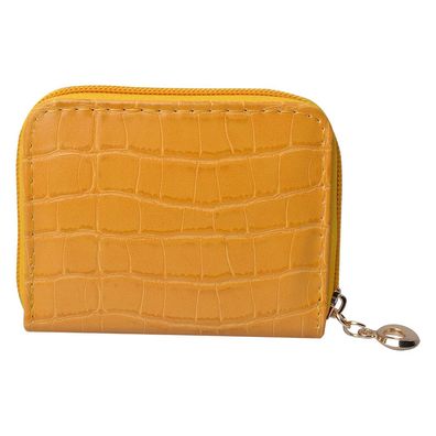 Juleeze Brieftasche 10x8 cm Gelb Kunststoff