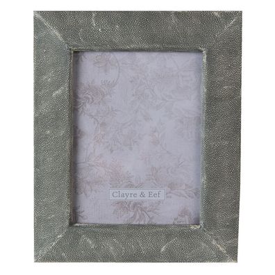 Clayre & Eef Bilderrahmen 15x20 cm Grau Kunststoff (Gr. 23x2x28 cm / 15x20 cm)