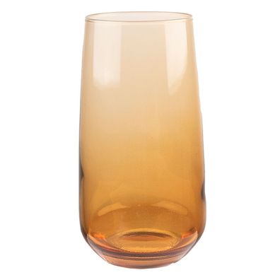 Clayre & Eef Wasserglas 430 ml Braun Glas (Gr. Ø 6x14 cm / 430 ml)