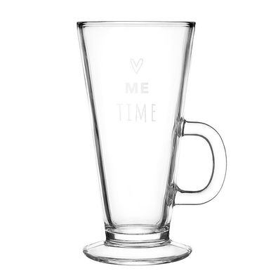 Clayre & Eef Teeglas 250 ml Glas Herz (Gr. 9x8x15 cm / 250 ml)