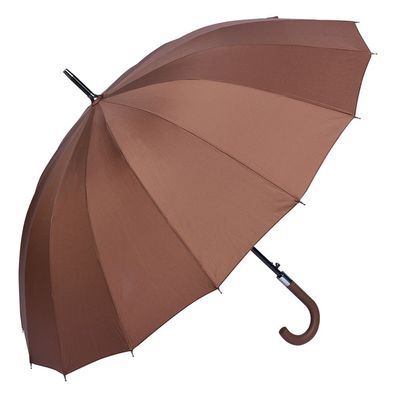 Juleeze Erwachsenen-Regenschirm 60 cm Braun Synthetisch