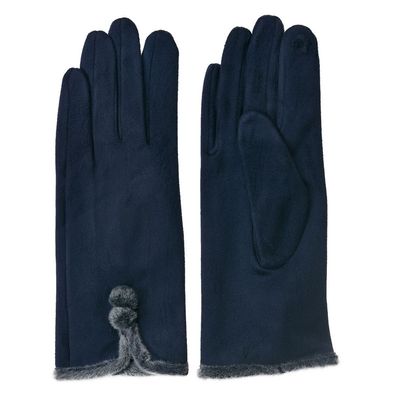 Juleeze Winterhandschuhe 8x24 cm Blau Polyester