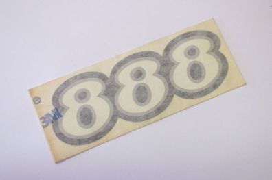 Original Ducati 888 SP Aufkleber "888" 43810261A