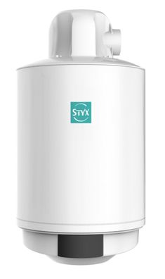 Gas-Wassererwärmer Wandmontage mit Saugnapf SFB-E X (S/ SGA FF X) Ariston - Styx 100L