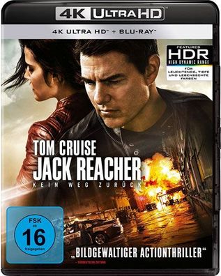 Jack Reacher #2: Kein Weg zurück(UHD + BR) Min: 118DD5.1WS 4K Ultra, 2Disc - Paramou