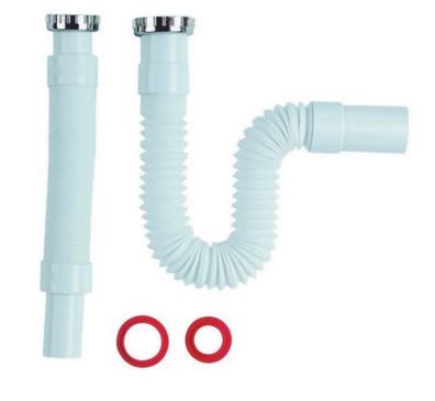 Flexibler Ablaufschlauch für Waschbecken 1 1/4" - Ø 32 mm