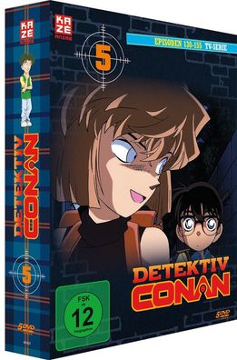 Detektiv Conan - TV Serie - Box 5 - Episoden 130-155 - DVD - NEU