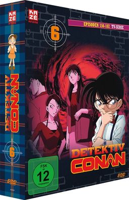 Detektiv Conan - TV Serie - Box 6 - Episoden 156-182 - DVD - NEU