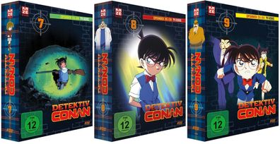 Detektiv Conan - TV Serie - Box 7-9 - Episoden 183-254 - DVD - NEU