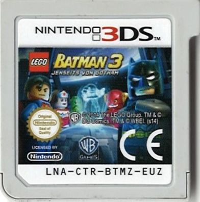 LEGO Batman 3 - Jenseits von Gotham Nintendo 3DS 2014 PAL 2DS - Ausfürhu...