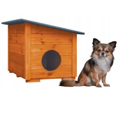 Hundehütte wetterfestes Hundehaus mit Vordach für Hunde Hundehöhle Hütte Haus