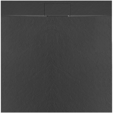 Rea Duschtasse Bazalt Black 90X90