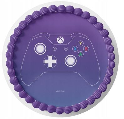 Essbar Xbox Konsole Kuchen Party Tortenaufleger Torte Geburstag Zuckerbild 02