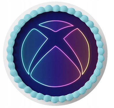 Essbar Xbox Konsole Kuchen Party Tortenaufleger Torte Geburstag Zuckerbild 03