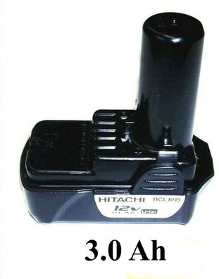 Original Hitachi Akku 10,8 V / 12 V BCL 1015 / 1030 Neu Bestückt 3,0 Ah 3000 mAh
