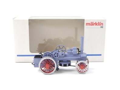 Märklin H0 1897 Modellfahrzeug Lokomobile Heucke blau / Metall E590