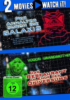 Per Anhalter durch die Galaxis 1&2 (DVD) Restaurant am Ende des Universums, -DP- - L