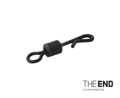 Schnellwechselwirbel Bait Clip Quick Change Swivel Karpfenwirbel THE END