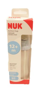 NUK Active Cup Trinkflasche aus Edelstahl, 215 ml Inhalt blau (Ersatzteil)