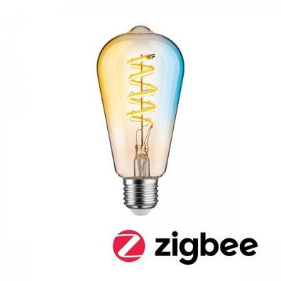 Paulmann 29157 Filament 230V Smart Home Zigbee LED Kolben E27 600lm Tunable White