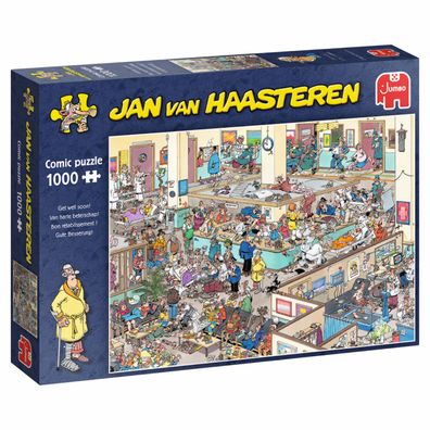 Jumbo Spiele 1119800121 Jan van Haasteren Gute Besserung 1000 Teile Puzzle