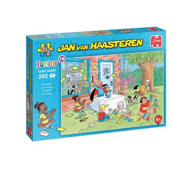 Jumbo Spiele 1110100035 Jan van Haasteren Junior 14 Der Zauberer 240 Teile Puzzle