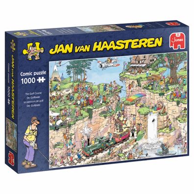 Jumbo Spiele 1119800105 Jan van Haasteren Der Golfplatz 1000 Teile Puzzle