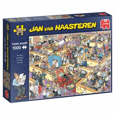Jumbo Spiele 1119800107 Jan van Haasteren Das Büro 1000 Teile Puzzle