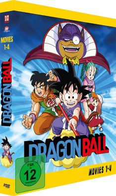 Dragonball - Movies 1-4 - Gesamtausgabe - DVD - NEU