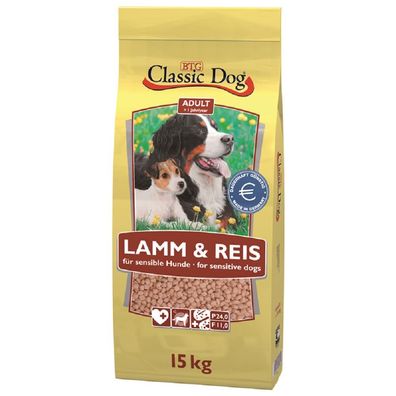 Classic Dog ? Lamm und Reis -15 kg ? Hundefutter