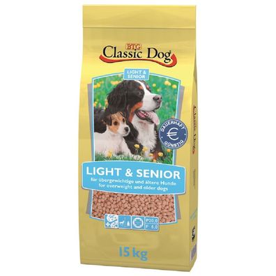 Classic Dog ? Light und Senior - 15 kg ? Trockenfutter