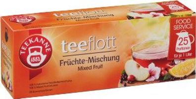 Teekanne Teeflott Früchtetee 25x7g