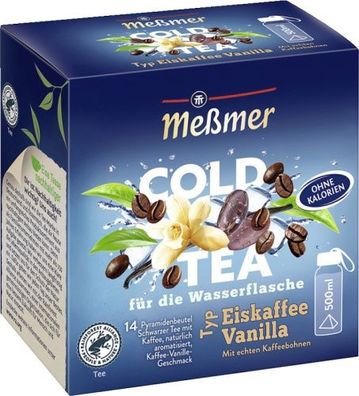 Meßmer Cold Tea Eiskaffee Vanilla 14x2,75g