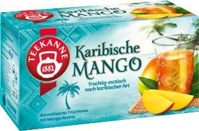 Teekanne Ländertee Karibische Mango 20x2,5 g