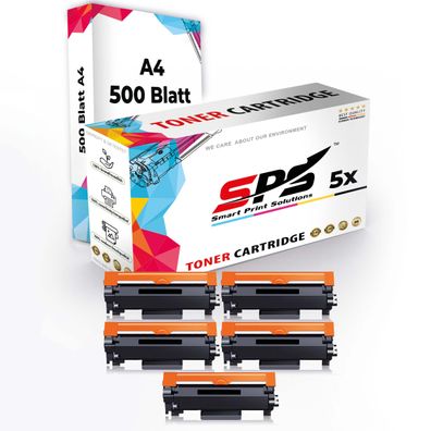 Druckerpapier A4 + 5x Multipack Set Kompatibel für Brother MFC-L 2750 DW (TN-2420)...