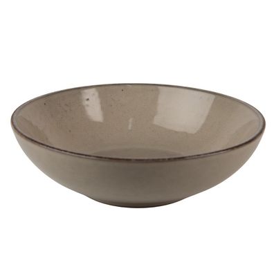 Clayre & Eef Suppenschale 500 ml Grün Keramik Rund (Gr. Ø 18x6 cm / 500ml)