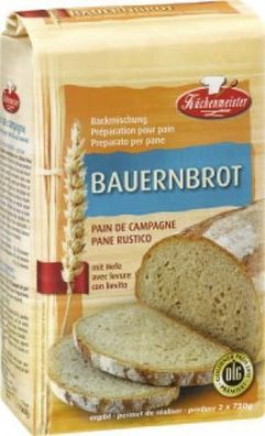 Küchenmeister Bauernbrot Backmischung 1kg