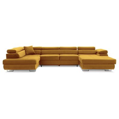 Corner sofa Rigatto II PRO with sleep function, fabric KRONOS, LEFT/ RIGHT side