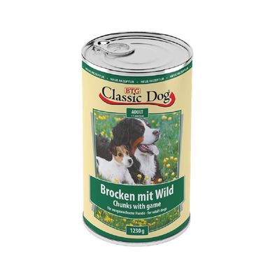 Classic Dog? Brocken mit Wild - 12 x1230g ?Nassfutter