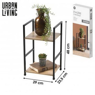 Urban Living Colorado 2-Etagen Regal 29 x 23,5 H 48 cm 151493