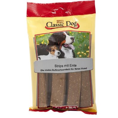 Classic Dog ?Snack Strips mit Ente -14 x 20er ?Hundesnack