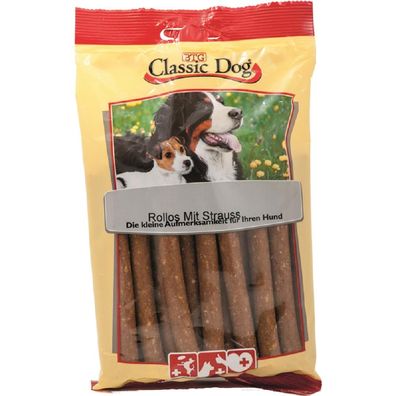 Classic Dog? Snack Rollos Strauß - 14 x 20er ?Hundesnack