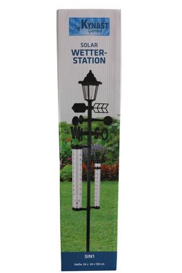 Kynast Wetterstation Solar 5in1 24x24x158 cm 613-401328