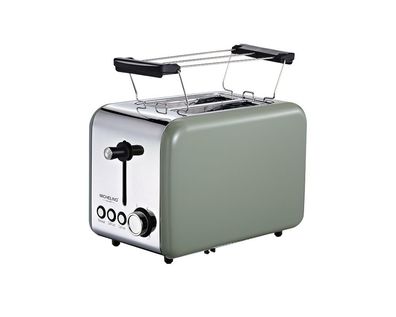 Michelino 2-Scheiben Toaster Toastautomat mit Brötchenaufsatz 74086 grün