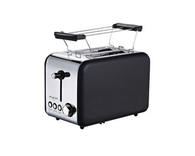 Michelino 2-Scheiben Toaster Toastautomat mit Brötchenaufsatz 74084 schwarz