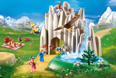 Playmobil Heidi - Spielset mit Figuren "Am Kristallsee" 70254