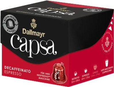 Dallmayr Capsa Espresso Decaffeinato 10x5,6g