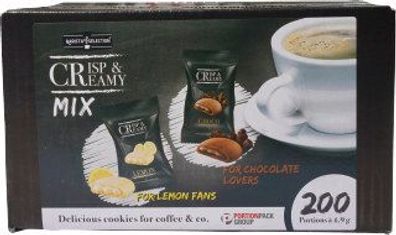 Hellma Crisp & Creamy Mix Mürbeteiggebäck 200 Stück