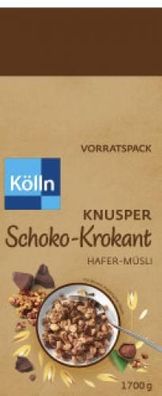 Kölln Knusper Schoko-Krokant Hafer-Müsli 1,7kg