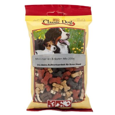 Classic Dog ?Miniknochen Mix - 12 x 200g ?Hundesnack